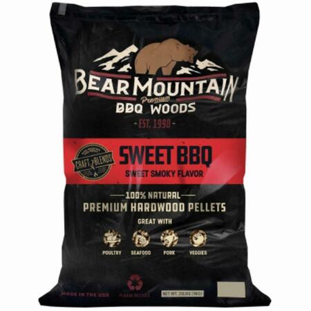 BBQ INNOVATIONS 20 lbs Sweet BBQ Pellet BB3849954